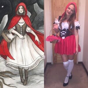 Red Riding Hood Costume — Women’s Size Small/Medium — Dress